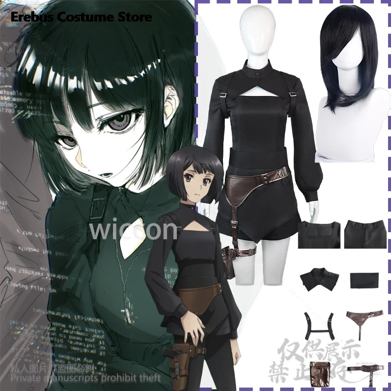 2025 New Anime YOUR FORMA Echika Hieda Cosplay Costume Black Battle Uniform Belt Wigs Jirai Kei Goth Lolita Halloween Customized
2025 New Anime YOUR FORMA Echika Hieda Cosplay Costume Black Battle Uniform Belt Wigs Jirai Kei Goth Lolita Halloween Customized