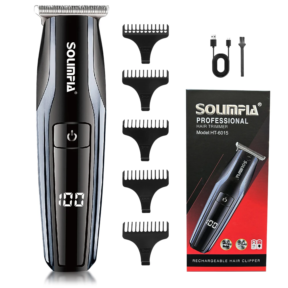 Solimpia Professional Hair Clipper Cordless Beard Trimmer Cutting Machine Electric 7000 rpm Haircut Clipper for Men USB charge
Solimpia Professional Hair Clipper Cordless Beard Trimmer Cutting Machine Electric 7000 rpm Haircut Clipper for Men USB charge