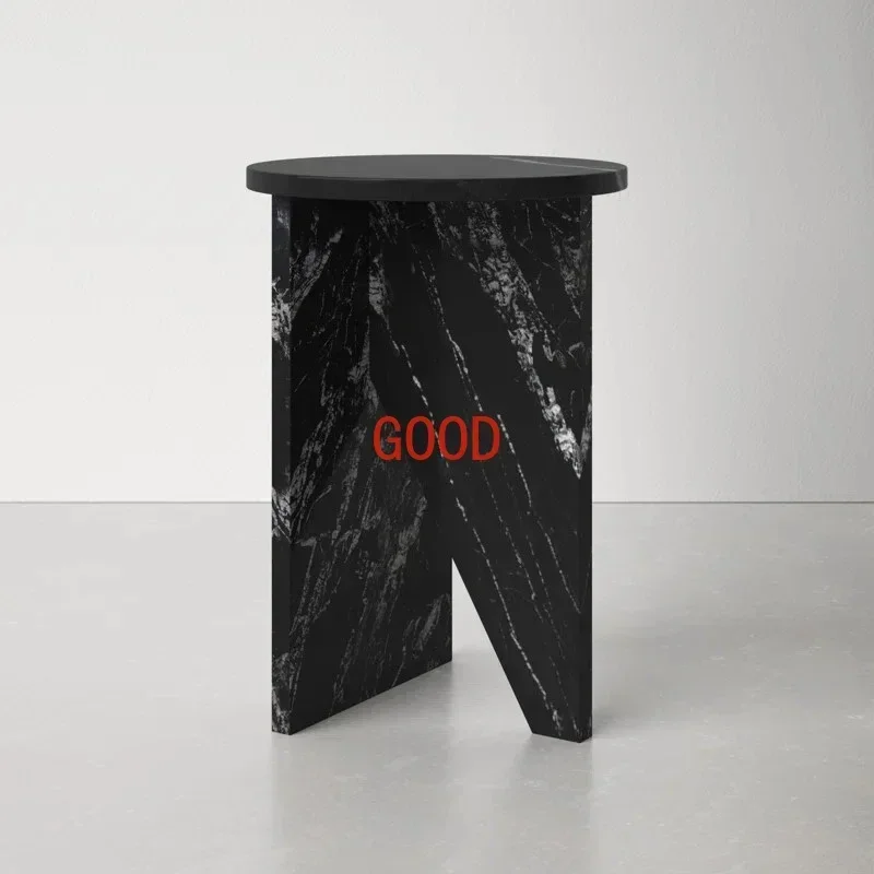 Nordic Light Luxury Natural Marble Side Table Creative Round Edge Coffee Table 40x40x55cm
Nordic Light Luxury Natural Marble Side Table Creative Round Edge Coffee Table 40x40x55cm