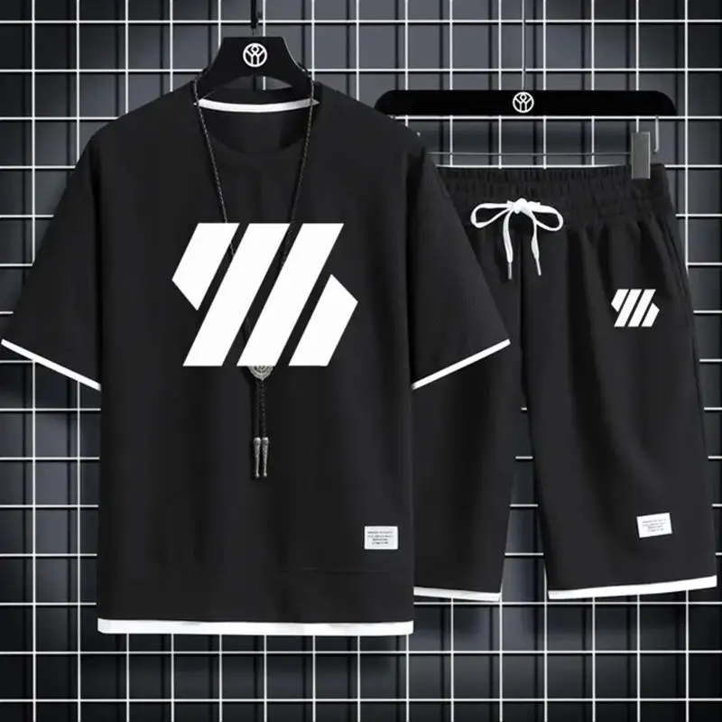 Mens Sports Suit Fashion Short Sleeve Tracksuit Men Suits Summer Men's Two Piece Set Linen Fabric Casual T-Shirt and Shorts Set
Mens Sports Suit Fashion Short Sleeve Tracksuit Men Suits Summer Men's Two Piece Set Linen Fabric Casual T-Shirt and Shorts Set