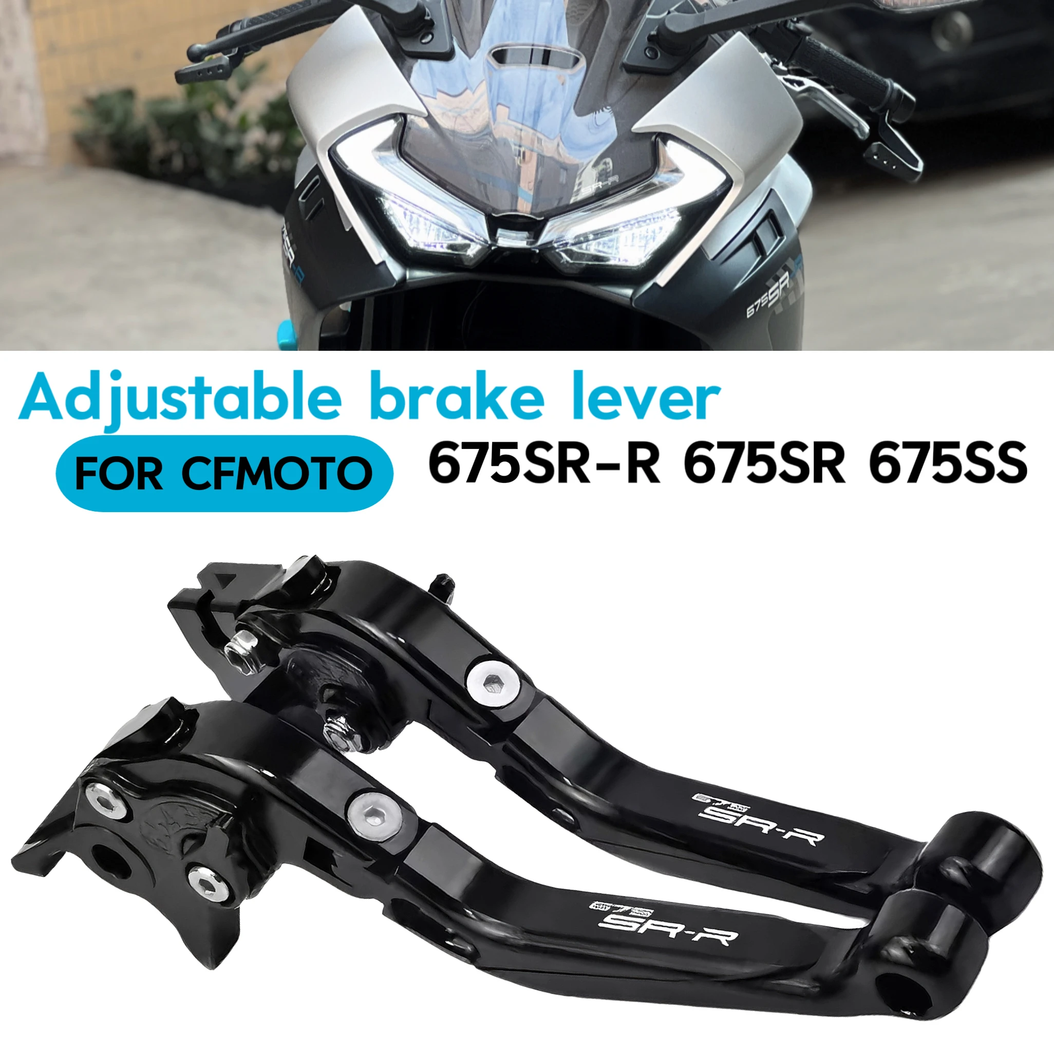 2024+CFMOTO 675SR-R 675SR 675SS Motorcycle Brake Clutch Rod Adjustable Folding Handle Front Brake Rod
2024+CFMOTO 675SR-R 675SR 675SS Motorcycle Brake Clutch Rod Adjustable Folding Handle Front Brake Rod