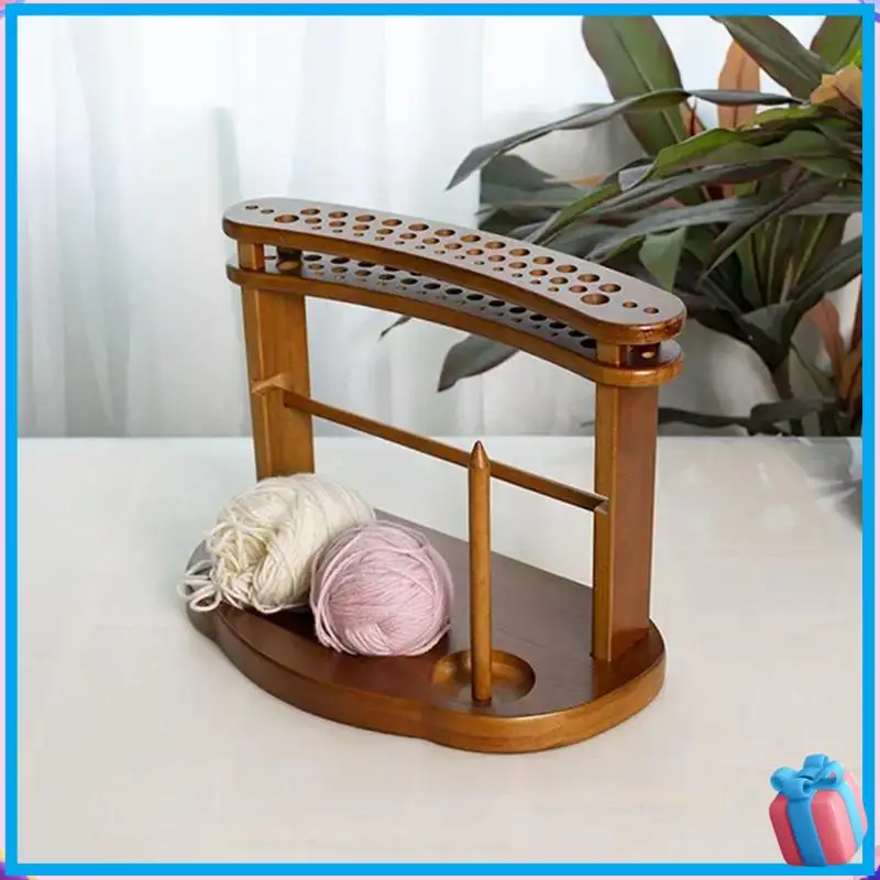 Discount Handmade Wood Yarn Dispenser Yarn Dispenser Large Capacity Double-Layer Yarn Ball Holder For Efficient Yarn Storage
Discount Handmade Wood Yarn Dispenser Yarn Dispenser Large Capacity Double-Layer Yarn Ball Holder For Efficient Yarn Storage