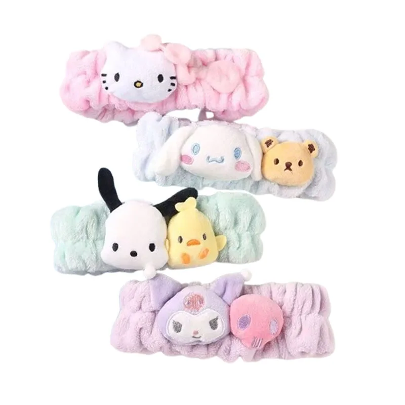 Резинка для волос Hello Kitty Kuromi Melody Doll, Cinnamoroll, PompomPurin: милые, нескользящие, эластичные аксессуары для умывания и макияжа
Резинка для волос Hello Kitty Kuromi Melody Doll, Cinnamoroll, PompomPurin: милые, нескользящие, эластичные аксессуары для умывания и макияжа