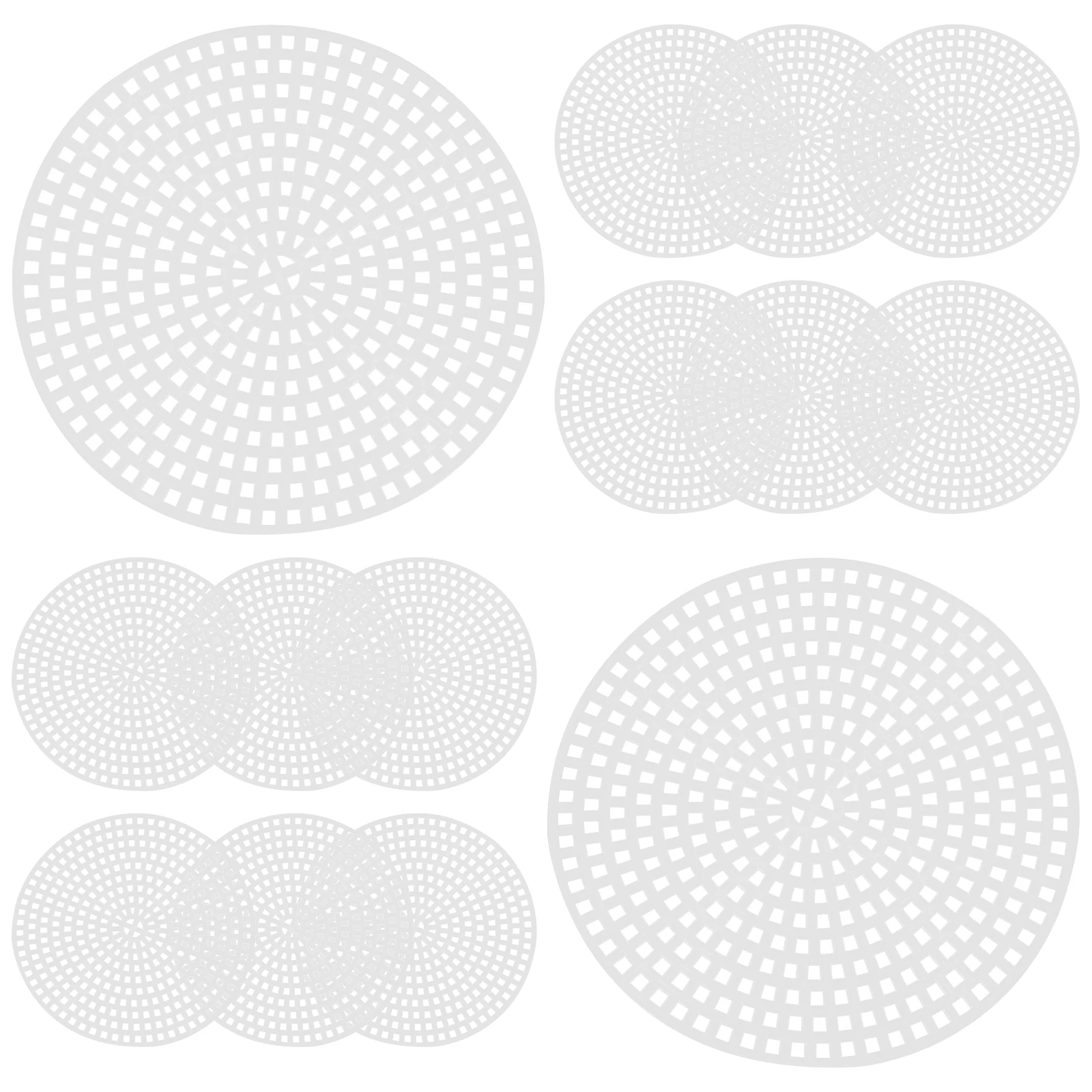 30PCS Circular Cross Stitch Grid Panels Durable Plastic Mesh Sheets DIY Craft Woolen Yarn Sewing Supplies Multi-purpose
30PCS Circular Cross Stitch Grid Panels Durable Plastic Mesh Sheets DIY Craft Woolen Yarn Sewing Supplies Multi-purpose