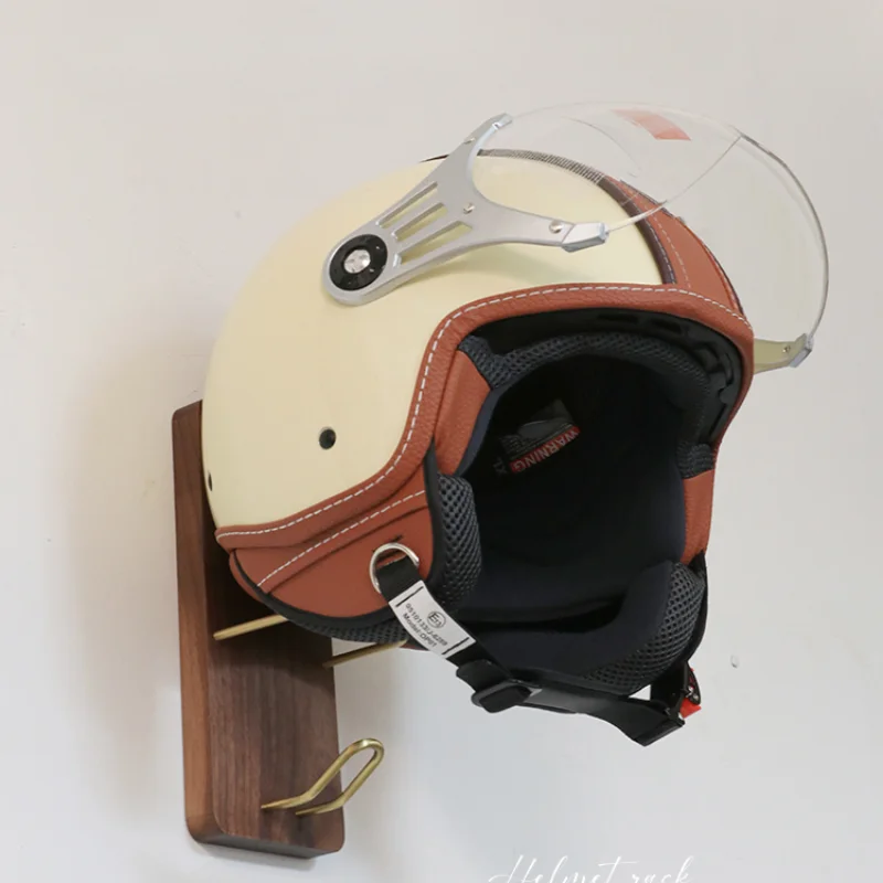 Walnut Brass Helmet Storage Rack Motorcycle Hat Display Stand Motorcycle Equipment Rack Coat Hat Hook Wall Storage Rack
Walnut Brass Helmet Storage Rack Motorcycle Hat Display Stand Motorcycle Equipment Rack Coat Hat Hook Wall Storage Rack