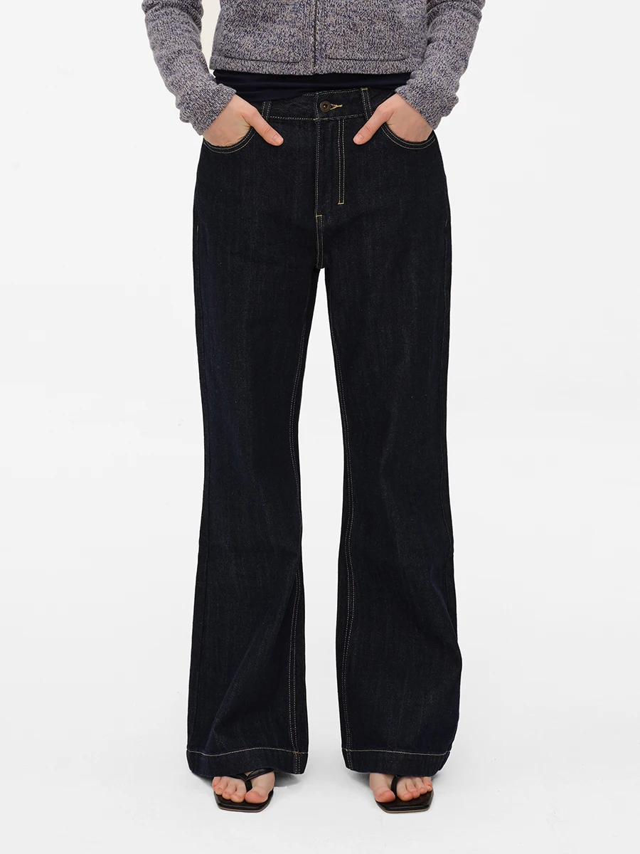 Свободные расклешенные джинсы, винтажные оригинальные женские джинсы с красными ушками, осень 2024, брендовые узкие джинсы с высокой талией Command N
Свободные расклешенные джинсы, винтажные оригинальные женские джинсы с красными ушками, осень 2024, брендовые узкие джинсы с высокой талией Command N