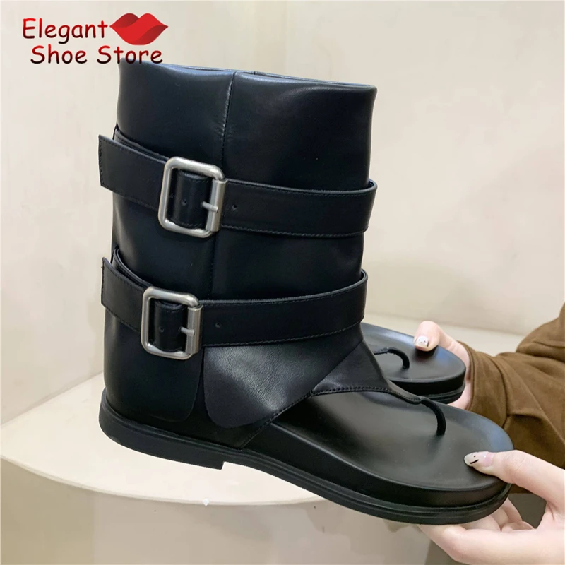 Summer Fashion Clip Toe Wedge Sandals Women's Short Boots Roman Style Metal Buckle Round Toe Inner Height Increase Ankle Boots
Summer Fashion Clip Toe Wedge Sandals Women's Short Boots Roman Style Metal Buckle Round Toe Inner Height Increase Ankle Boots