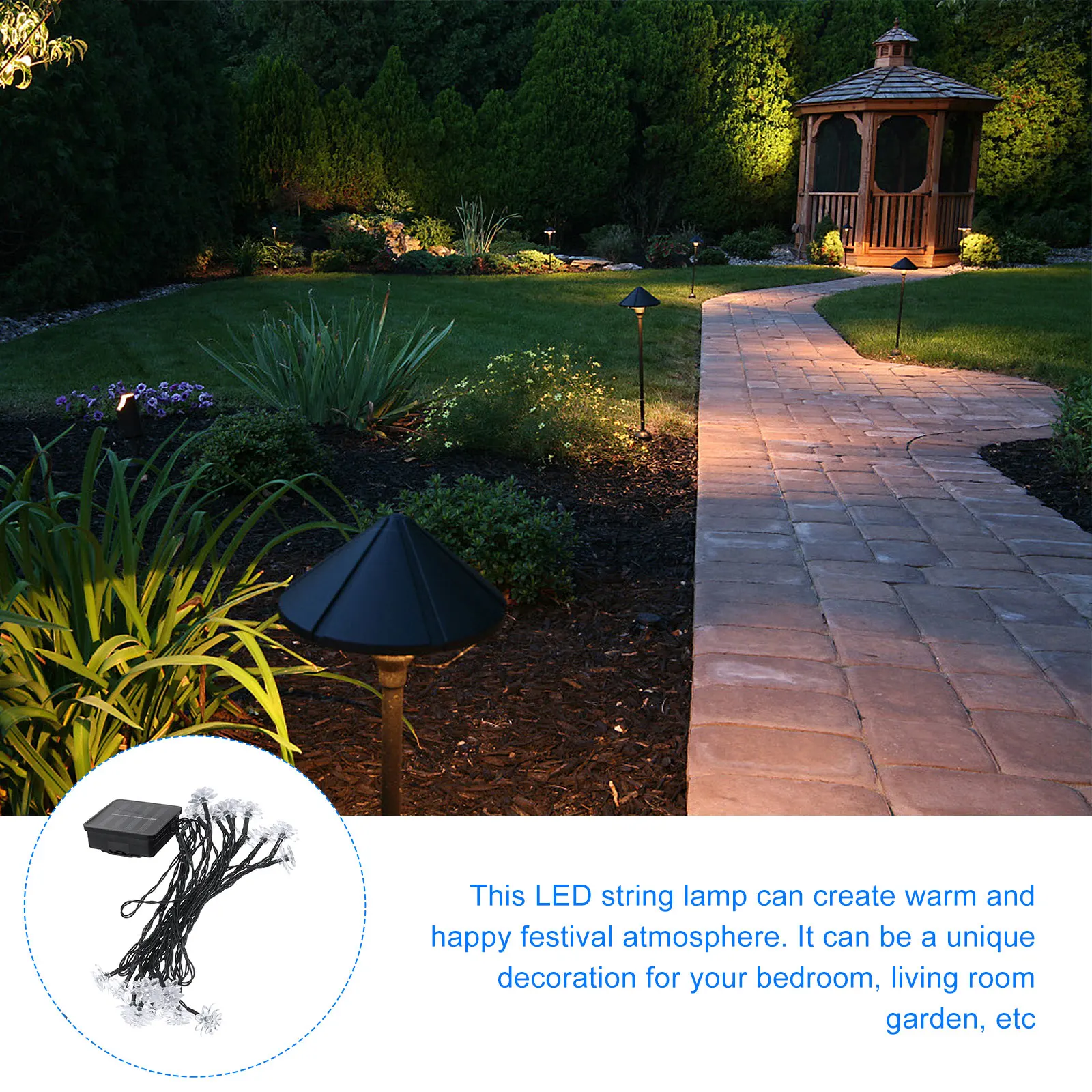 Cherry Blossom Lamp String Adornment Scene Layout Romantic Decoration Waterproof Garden Bedroom Living Room Stylish LED
Cherry Blossom Lamp String Adornment Scene Layout Romantic Decoration Waterproof Garden Bedroom Living Room Stylish LED