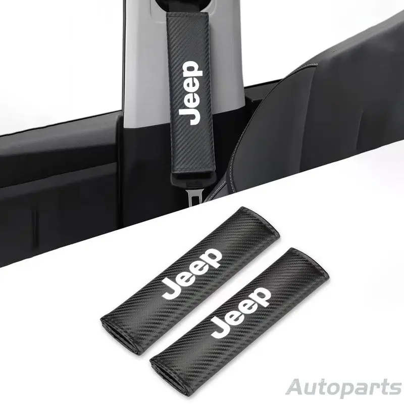 2PC Car Carbon Fiber Seat Belt Shoulder Covers For Jeep Grand Cherokee Wrangler Renegade Commander Compass Gladiator Accessories
2PC Car Carbon Fiber Seat Belt Shoulder Covers For Jeep Grand Cherokee Wrangler Renegade Commander Compass Gladiator Accessories