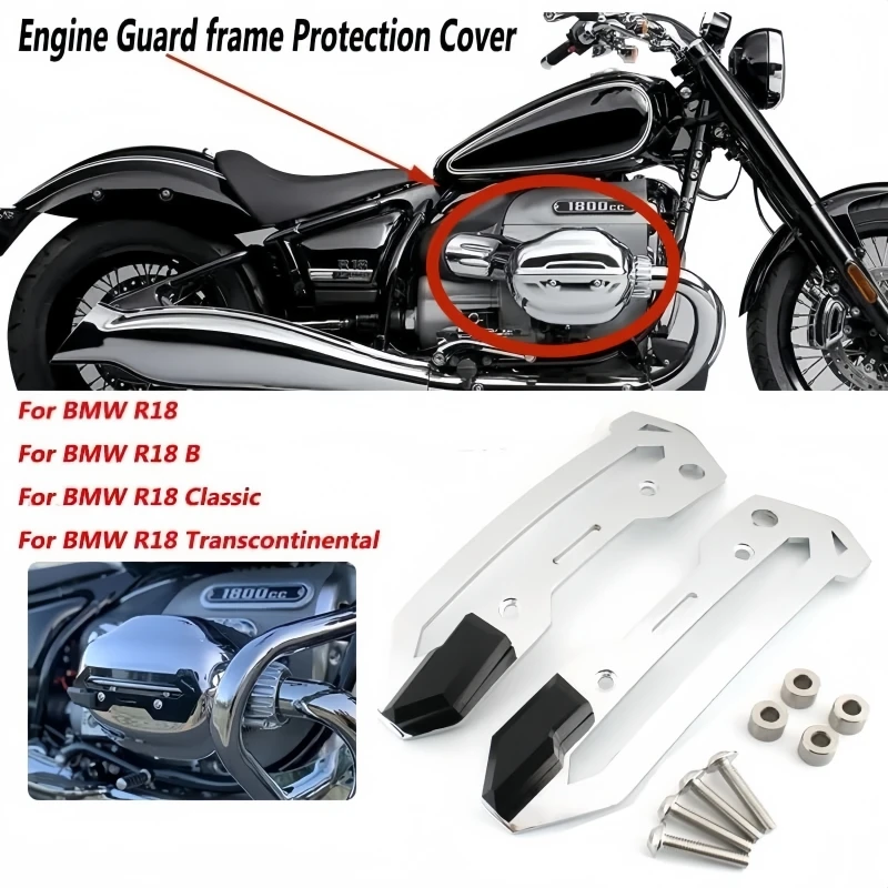 Motorcycle Engine Guard Frame Decoration Cover Trims Replacement for BMW R18 R18 R18B Classic Transcontinental 2020 2021 2022
Motorcycle Engine Guard Frame Decoration Cover Trims Replacement for BMW R18 R18 R18B Classic Transcontinental 2020 2021 2022