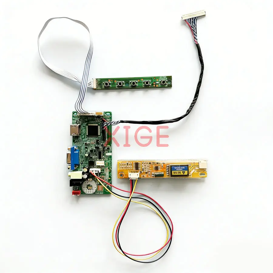 For LTN141AT07 LTN141AT02 LTN141AT03 LTN141AT13 Monitor Controller Drive Board Kit HDMI+VGA LVDS 30-Pin 1280*800 1-CCFL 1280x800
For LTN141AT07 LTN141AT02 LTN141AT03 LTN141AT13 Monitor Controller Drive Board Kit HDMI+VGA LVDS 30-Pin 1280*800 1-CCFL 1280x800