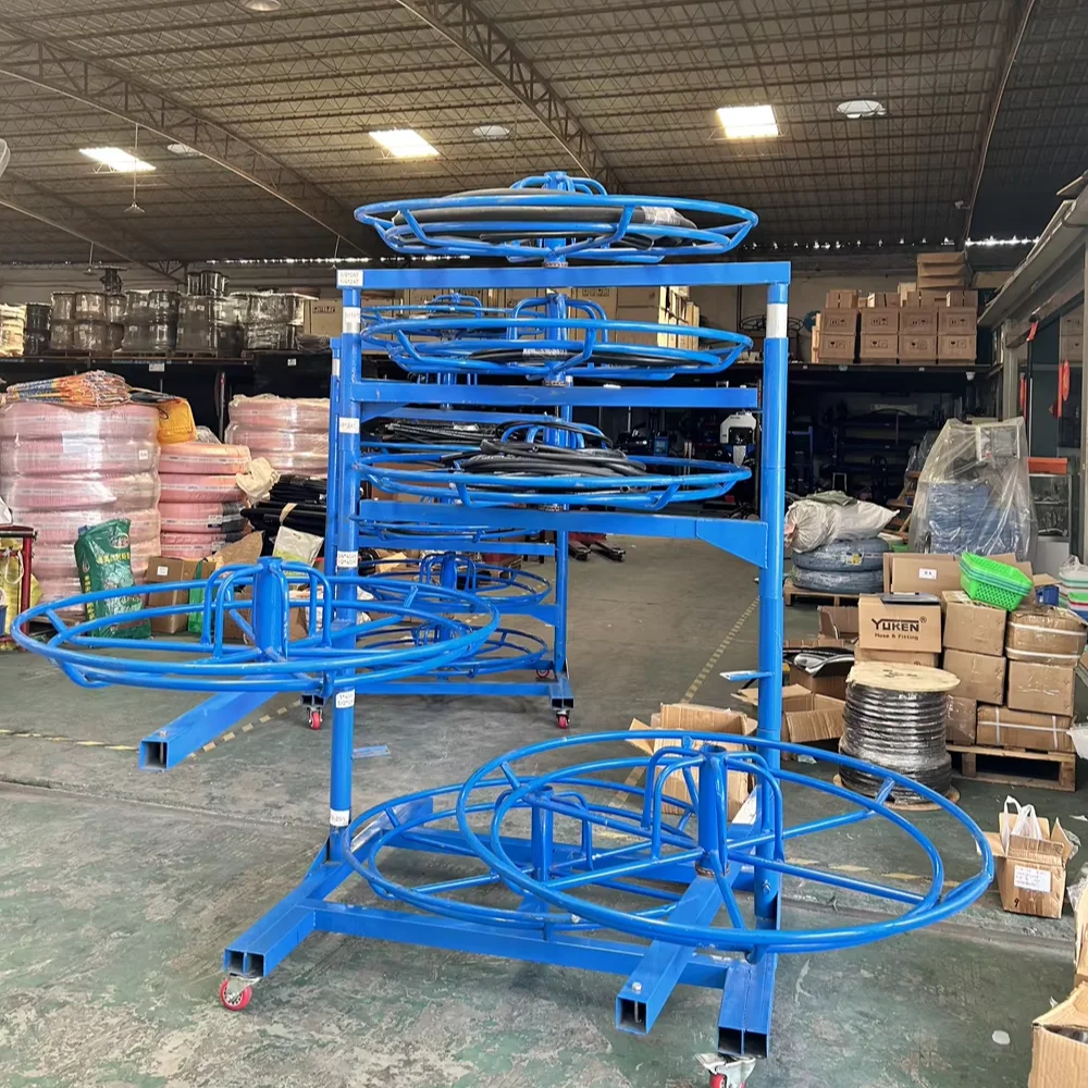High Quality Multi-Structure Hydraulic Hose Rack Strong Support Rubber Hose Reel Storage Rack
High Quality Multi-Structure Hydraulic Hose Rack Strong Support Rubber Hose Reel Storage Rack