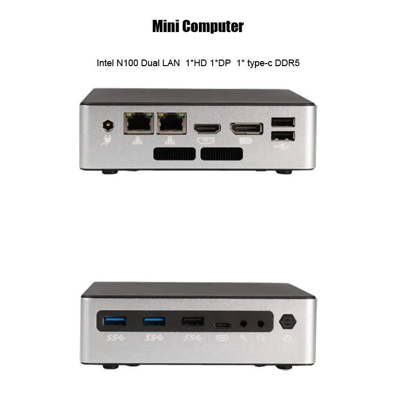 Вентилятор Мини-ПК Intel Alder Lake N100 2*i226V LAN DP HD Type-C Брандмауэр Карманный компьютер Windows 11 16G DDR5 1 ТБ NVMe TV BOX HTPC
Вентилятор Мини-ПК Intel Alder Lake N100 2*i226V LAN DP HD Type-C Брандмауэр Карманный компьютер Windows 11 16G DDR5 1 ТБ NVMe TV BOX HTPC