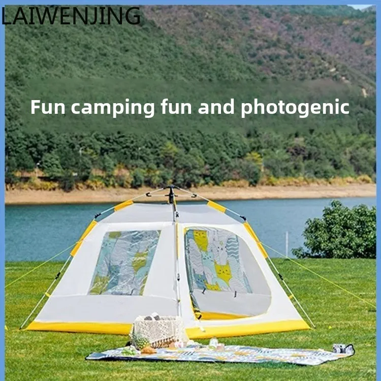 SGF Portable Folding One-Button Open and Close Camping Self-Driving Canopy Outdoor Tent
SGF Portable Folding One-Button Open and Close Camping Self-Driving Canopy Outdoor Tent