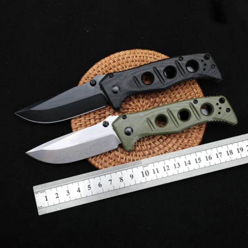 Outdoor BM 273 Multi-Task Folding Pocket Knife for Camping Survival with G10 Handle, Multicolor
Outdoor BM 273 Multi-Task Folding Pocket Knife for Camping Survival with G10 Handle, Multicolor