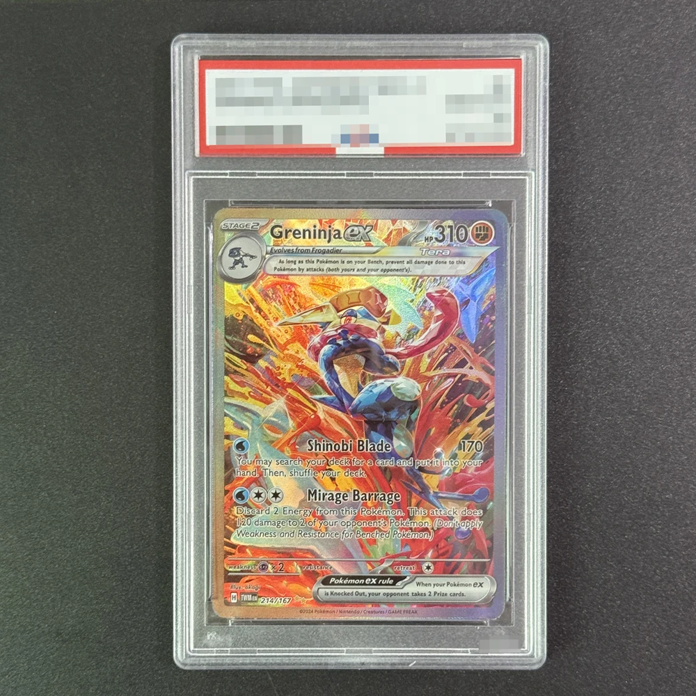 Сделай сам PTCG 2024 P.M. Коллекционные карты TWM EN-TWILIGHT MASQUERADE GRENINJA Ex Rating Копировать выдающиеся карты
Сделай сам PTCG 2024 P.M. Коллекционные карты TWM EN-TWILIGHT MASQUERADE GRENINJA Ex Rating Копировать выдающиеся карты