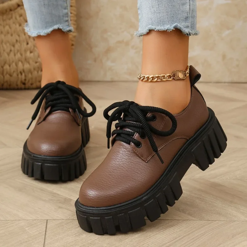 Shoes Female 2025 Plus Size Loafers Women's High Heels Platform Office Pumps Women Round Toe Med Heel -tied Shoes Women
Shoes Female 2025 Plus Size Loafers Women's High Heels Platform Office Pumps Women Round Toe Med Heel -tied Shoes Women