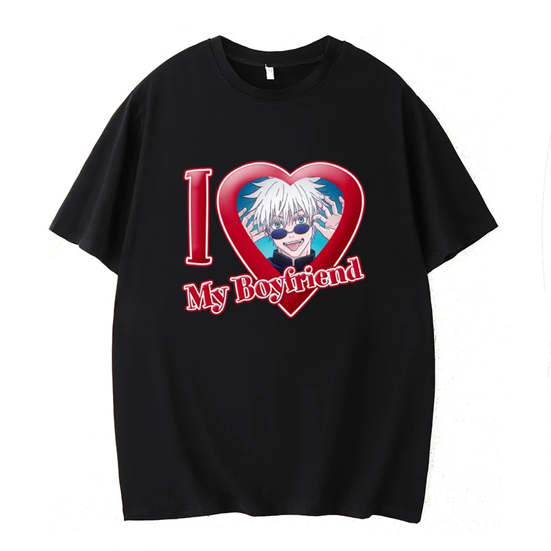 I Love My Boyfriend Gojo Satoru T Shirt Streetwear Fashion I Love Graphic Print T-shirt Casual Unisex Gift Tshirt
I Love My Boyfriend Gojo Satoru T Shirt Streetwear Fashion I Love Graphic Print T-shirt Casual Unisex Gift Tshirt