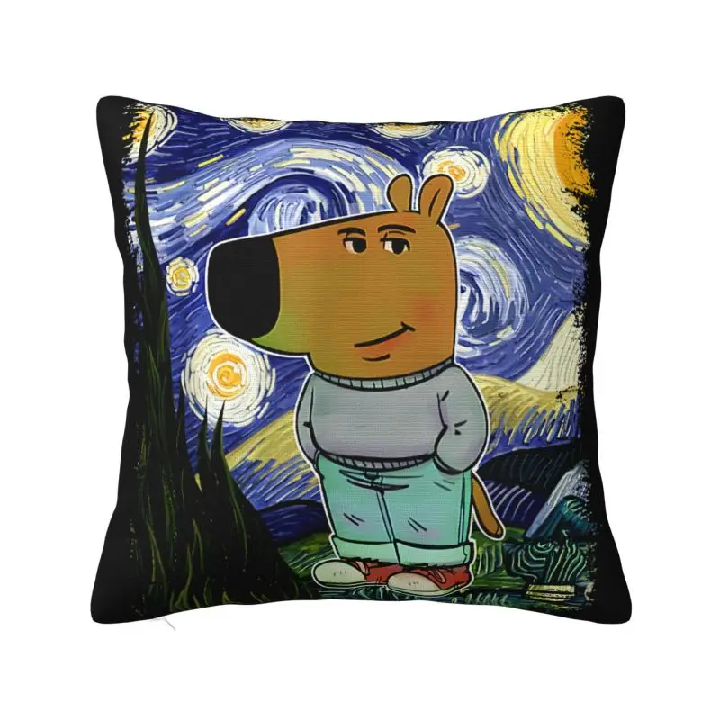 Custom A Chill Guy Meme Christmas Starry Night Funny Meme Dog Cushion Cover 40x40cm Soft Nordic Pillow Cases
Custom A Chill Guy Meme Christmas Starry Night Funny Meme Dog Cushion Cover 40x40cm Soft Nordic Pillow Cases