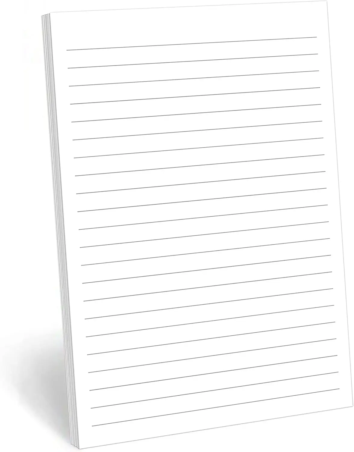 Lined Notepad & Memo Pad, Wide-Ruled Writing Pads, 50 Tear-Off Sheets, 5.5x8.5, Plain White 70 lb Paper, Made in USA
Lined Notepad & Memo Pad, Wide-Ruled Writing Pads, 50 Tear-Off Sheets, 5.5x8.5, Plain White 70 lb Paper, Made in USA