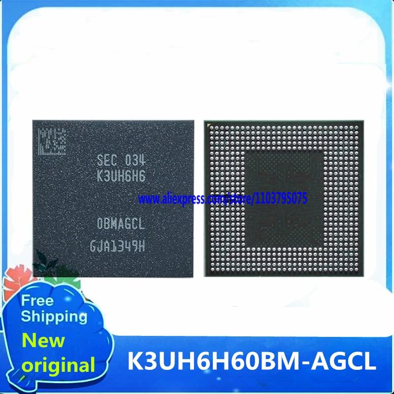 1PCS/LOT K3UH6H60BM-AGCL K3UH6H6-0BMAGCL K3UH6H6 0BMAGCL BGA556 LPDDR4X 6GB original genuine
1PCS/LOT K3UH6H60BM-AGCL K3UH6H6-0BMAGCL K3UH6H6 0BMAGCL BGA556 LPDDR4X 6GB original genuine