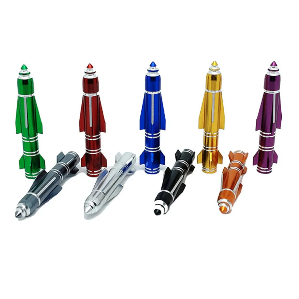 4Pcs 70mm Rocket Valve Caps, Aluminum Alloy Dustproof and Waterproof Tire Valve Stem Caps, for Cars, Trucks and Motorcycles
4Pcs 70mm Rocket Valve Caps, Aluminum Alloy Dustproof and Waterproof Tire Valve Stem Caps, for Cars, Trucks and Motorcycles