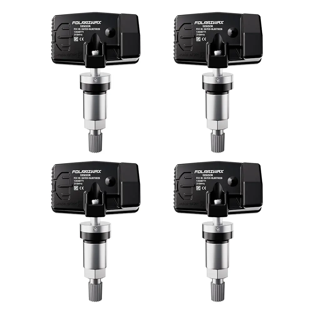 TPMS Sensor,Set of 4 315Mhz GM Tire Pressure Sensor Compatible with Buick Cadillac Chevrolet GMC,Tire Sensor OE Replaces#1358
TPMS Sensor,Set of 4 315Mhz GM Tire Pressure Sensor Compatible with Buick Cadillac Chevrolet GMC,Tire Sensor OE Replaces#1358