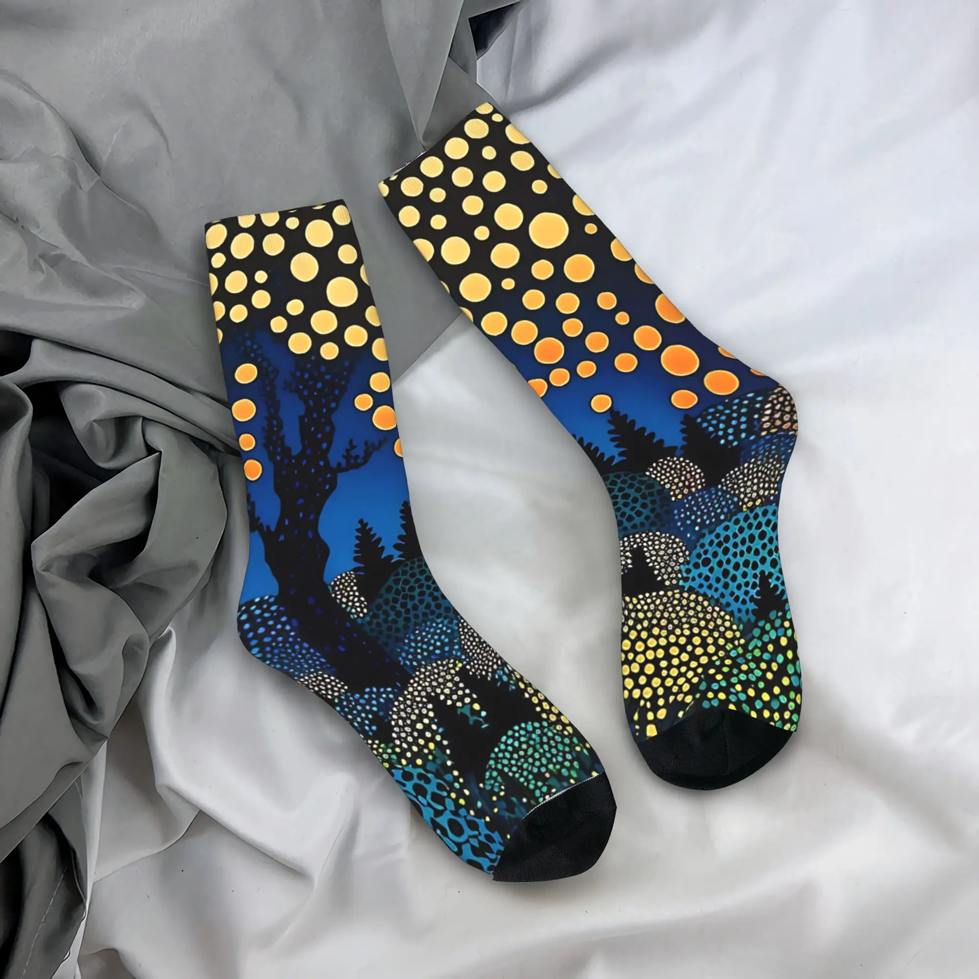Magical Japanese Forest Stockings Yayoi Kusama Modern Socks Women Men High Quality Socks Spring Outdoor Sports Anti Slip Socks
Magical Japanese Forest Stockings Yayoi Kusama Modern Socks Women Men High Quality Socks Spring Outdoor Sports Anti Slip Socks