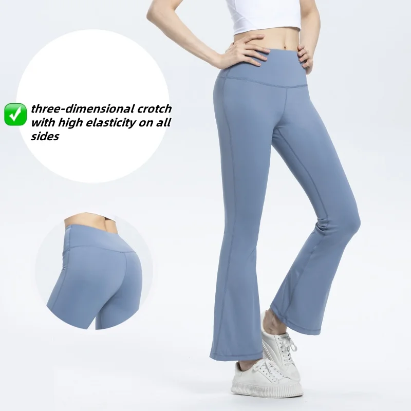 High waist flared pants, high elastic belly and hip pants, suitable for yoga sports, running and fitness wear
High waist flared pants, high elastic belly and hip pants, suitable for yoga sports, running and fitness wear