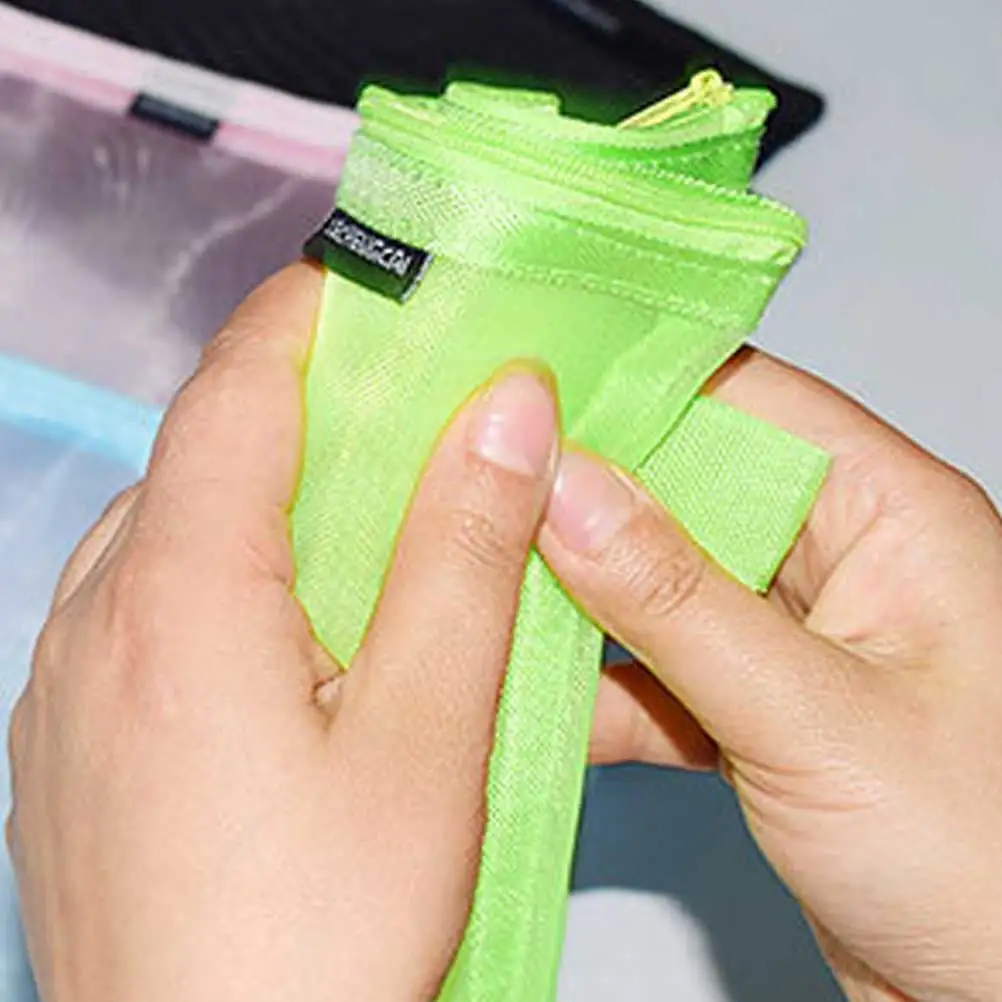 4pcs Mesh Stationery Bag Nylon Colorful Office School File Holder Document Storage Zipper Folder Pencil Case Organization
4pcs Mesh Stationery Bag Nylon Colorful Office School File Holder Document Storage Zipper Folder Pencil Case Organization