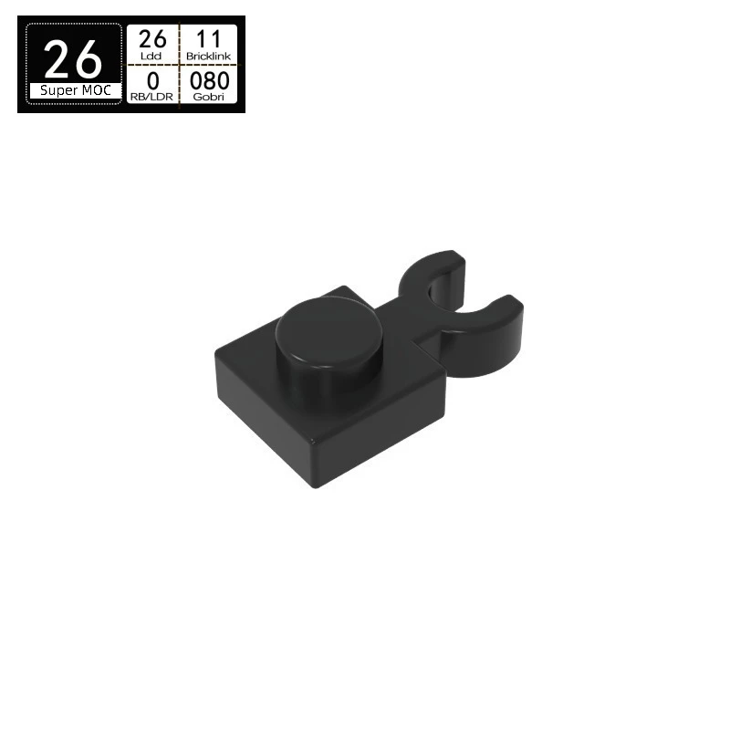 MOC Parts Plate Special 1x1 with Clip Compatible with 4085 60897 93793 DIY Assmble Building Block Particle Brain Development Toy
MOC Parts Plate Special 1x1 with Clip Compatible with 4085 60897 93793 DIY Assmble Building Block Particle Brain Development Toy