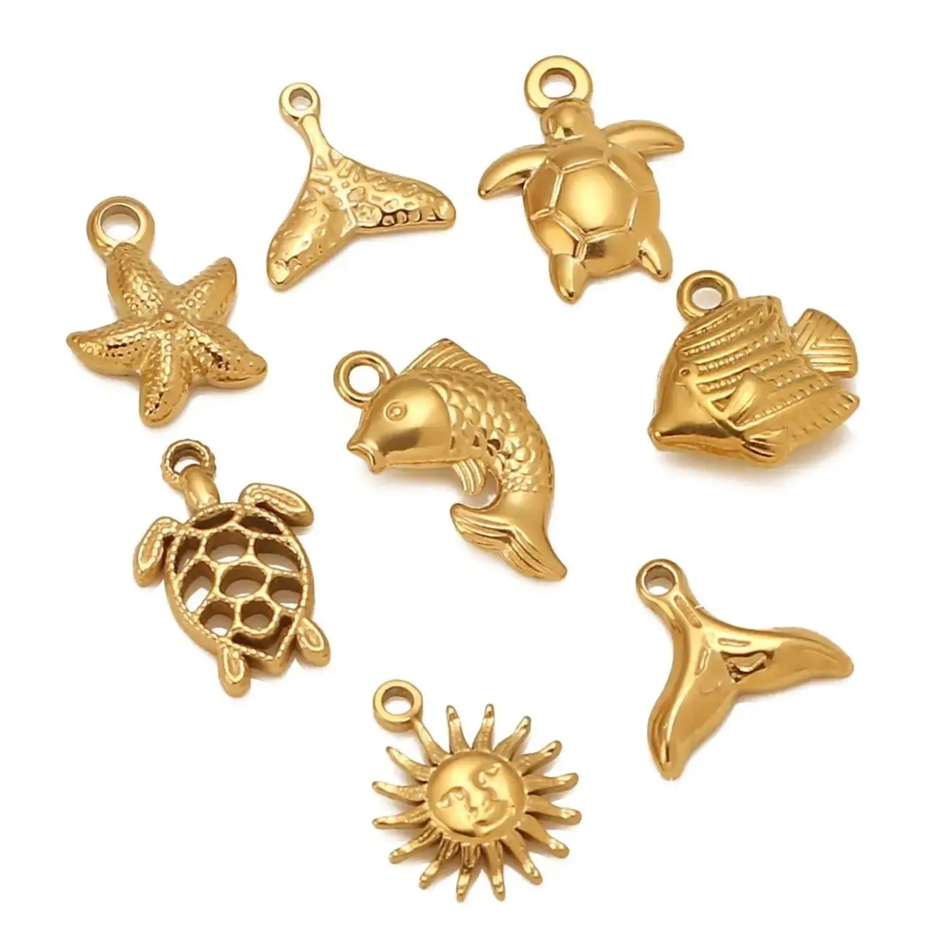 3Pc/Lot Mermaid Whale Tail/Starfish/Shell Small Charms Stainless Steel Pendants For Necklace Bracelet DIY Jewelry Making Finding
3Pc/Lot Mermaid Whale Tail/Starfish/Shell Small Charms Stainless Steel Pendants For Necklace Bracelet DIY Jewelry Making Finding