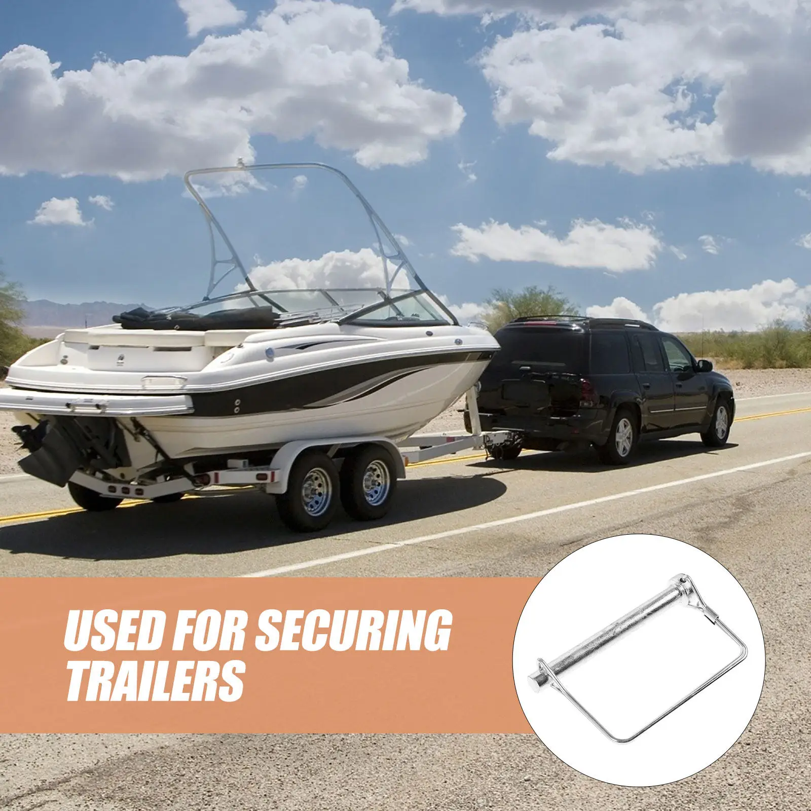 2Pcs Trailer Safety Lock Pins Heavy Duty Locking Coupler Pin Secure Hitch Pin for Trailer Receiver Towing Farm Boat Truck Use
2Pcs Trailer Safety Lock Pins Heavy Duty Locking Coupler Pin Secure Hitch Pin for Trailer Receiver Towing Farm Boat Truck Use