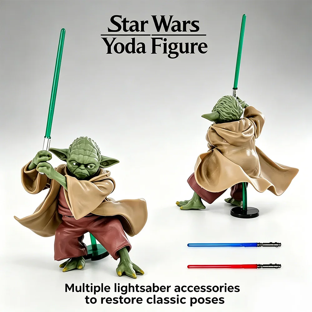 Star Wars Mandalorian Master YODA with Sword Action Figure Toys
Star Wars Mandalorian Master YODA with Sword Action Figure Toys