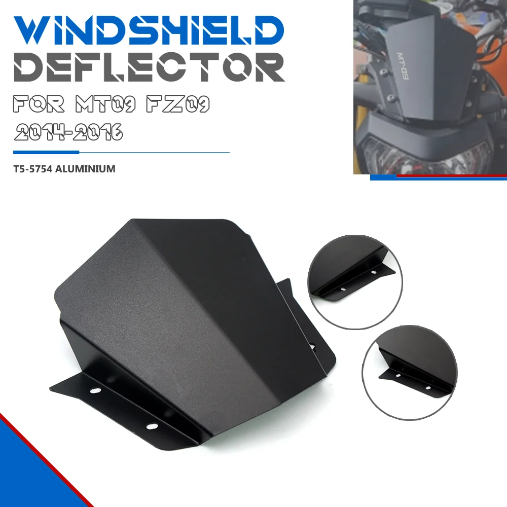 Front Windshield Accessories For YAMAHA MT-09 MT 09 FZ-09 FZ 09 2014 2015 2016 Motorcycle Windshield Front Wind Deflector Guard
Front Windshield Accessories For YAMAHA MT-09 MT 09 FZ-09 FZ 09 2014 2015 2016 Motorcycle Windshield Front Wind Deflector Guard
