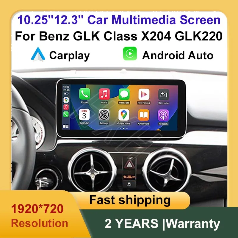Wireless CarPlay Android Auto for Mercedes Benz GLK Class X204 GLK220 GLK300 GLK350 GLK250 Car Multimedia Touch Screen Radio
Wireless CarPlay Android Auto for Mercedes Benz GLK Class X204 GLK220 GLK300 GLK350 GLK250 Car Multimedia Touch Screen Radio