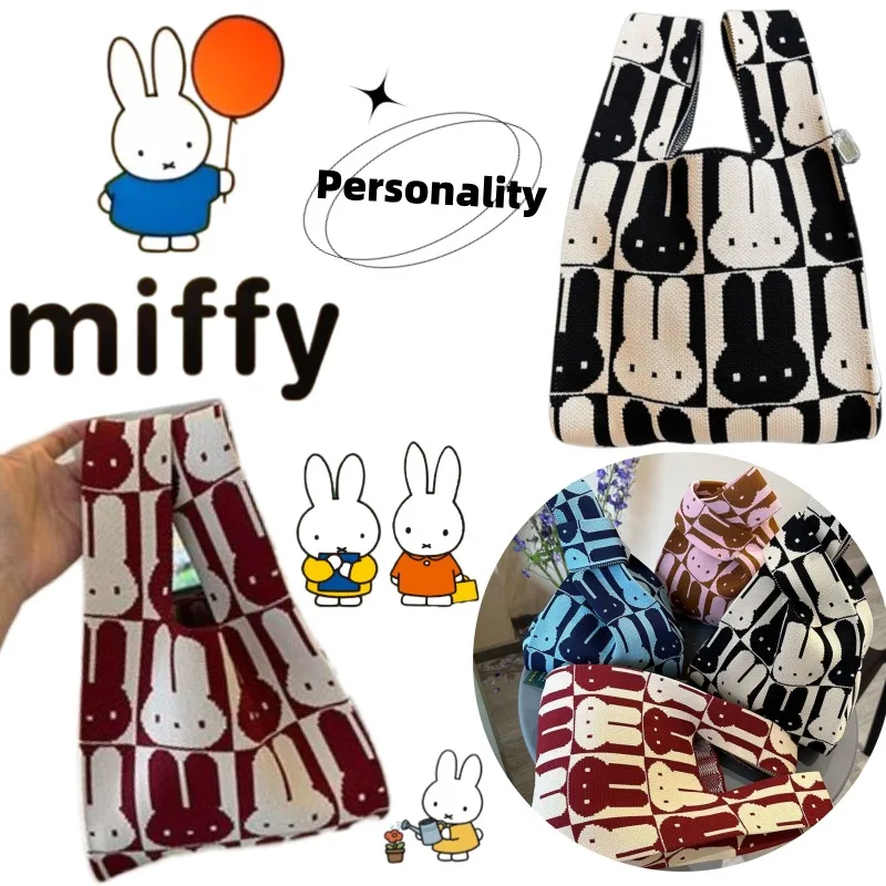 Miffy NewCreative Handheld Bag Cartoon Outing Commuting Knitted Lunch Bag Student High-Value Personality Large Capacity Tote Bag
Miffy NewCreative Handheld Bag Cartoon Outing Commuting Knitted Lunch Bag Student High-Value Personality Large Capacity Tote Bag