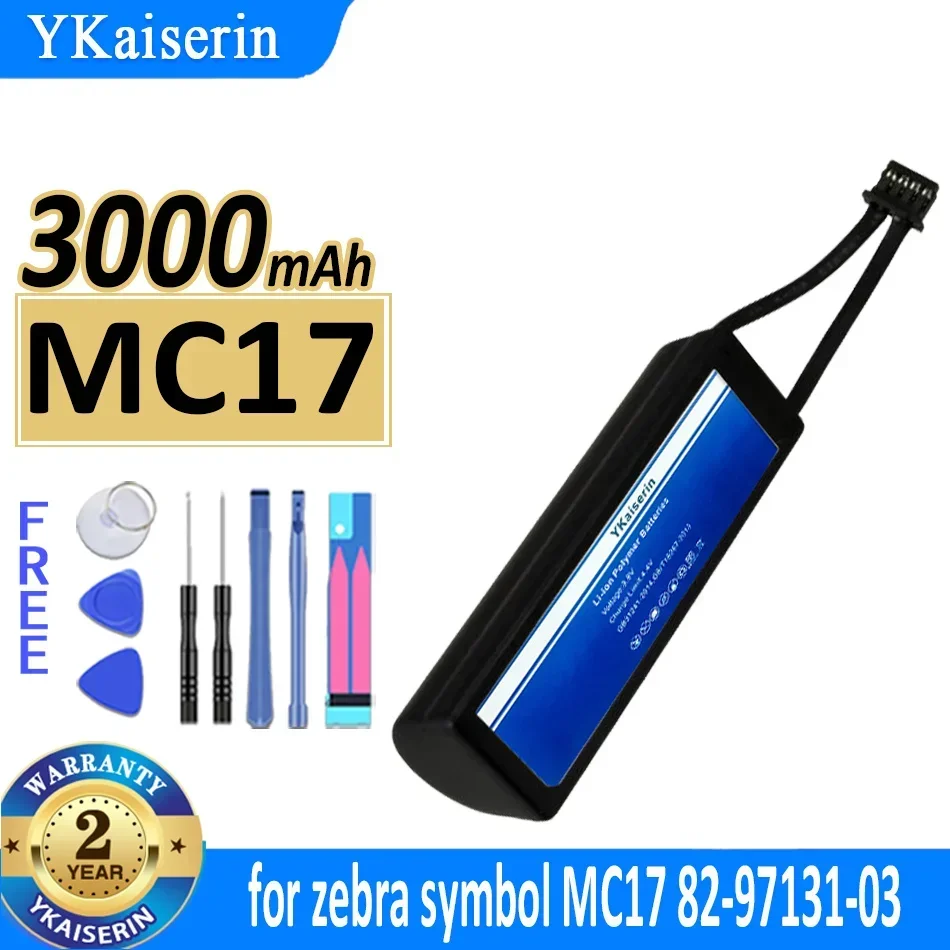 Аккумулятор портативного терминального устройства емкостью 3000 мАч для Zebra MC17
Аккумулятор портативного терминального устройства емкостью 3000 мАч для Zebra MC17