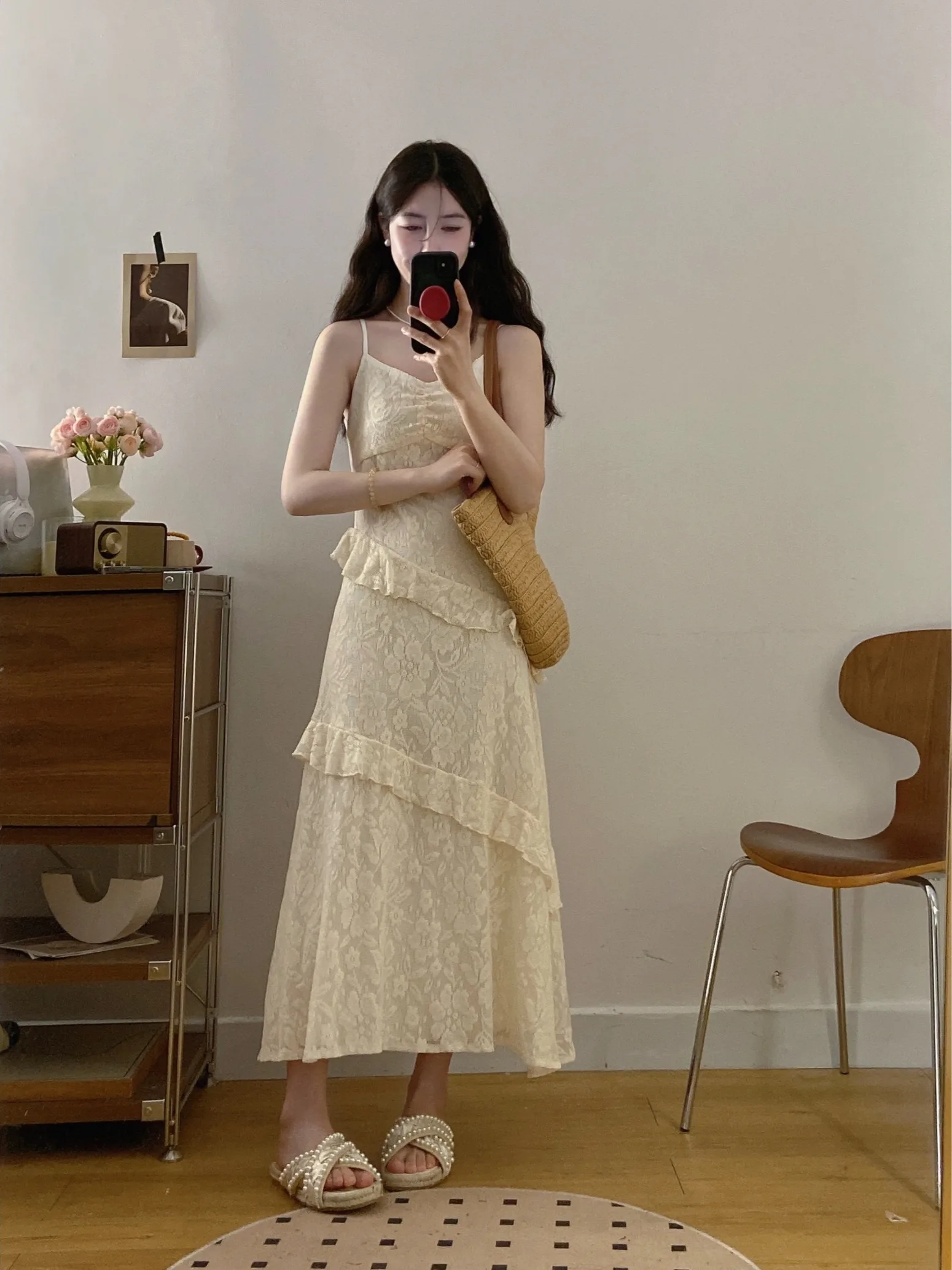 plus Size Lace Trim Long Cover up Dress Summer New Style Korean Style A-Line Dress Sleeveless Tourist Wear Commute Wear
plus Size Lace Trim Long Cover up Dress Summer New Style Korean Style A-Line Dress Sleeveless Tourist Wear Commute Wear