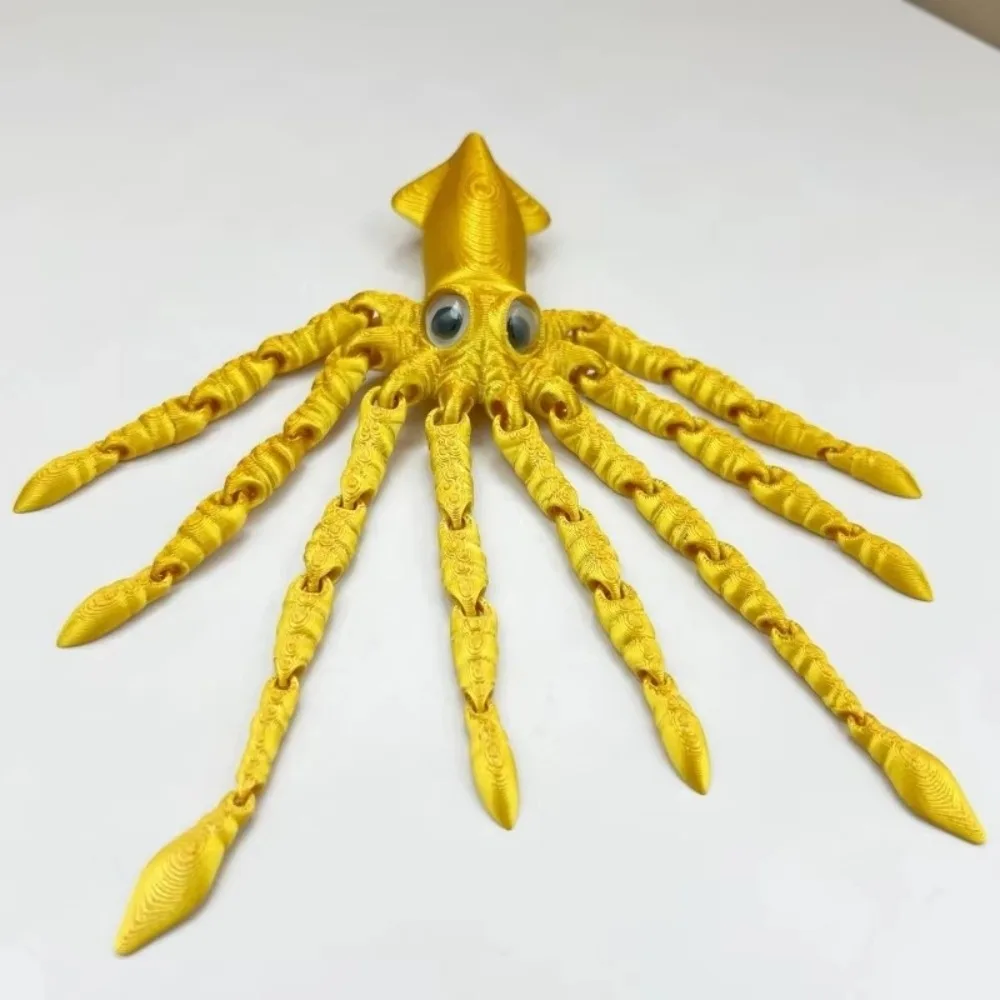 New Movable Joints 3D Printed Model Toy Action Figures Ornament Squid Model Octopus Model For Kids Gift
New Movable Joints 3D Printed Model Toy Action Figures Ornament Squid Model Octopus Model For Kids Gift