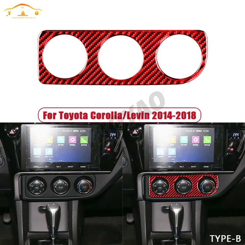 Air Conditioning Knob For Toyota Corolla Levin 2014-2018 Carbon Fiber Frame Sticker Accessories
Air Conditioning Knob For Toyota Corolla Levin 2014-2018 Carbon Fiber Frame Sticker Accessories