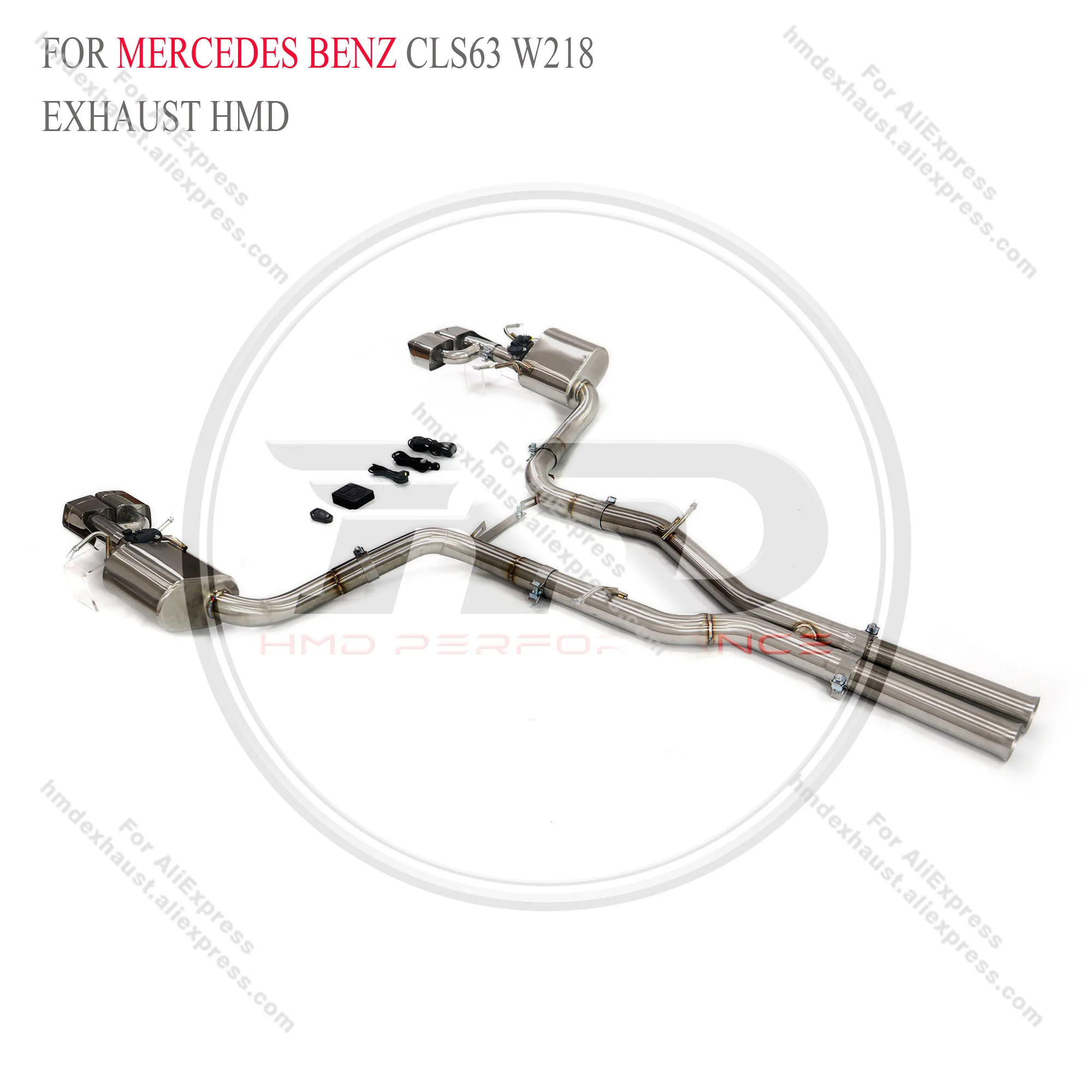 HMD Stainless Steel Exhaust System Performance Catback For Mercedes Benz CLS63 W218 With valve
HMD Stainless Steel Exhaust System Performance Catback For Mercedes Benz CLS63 W218 With valve