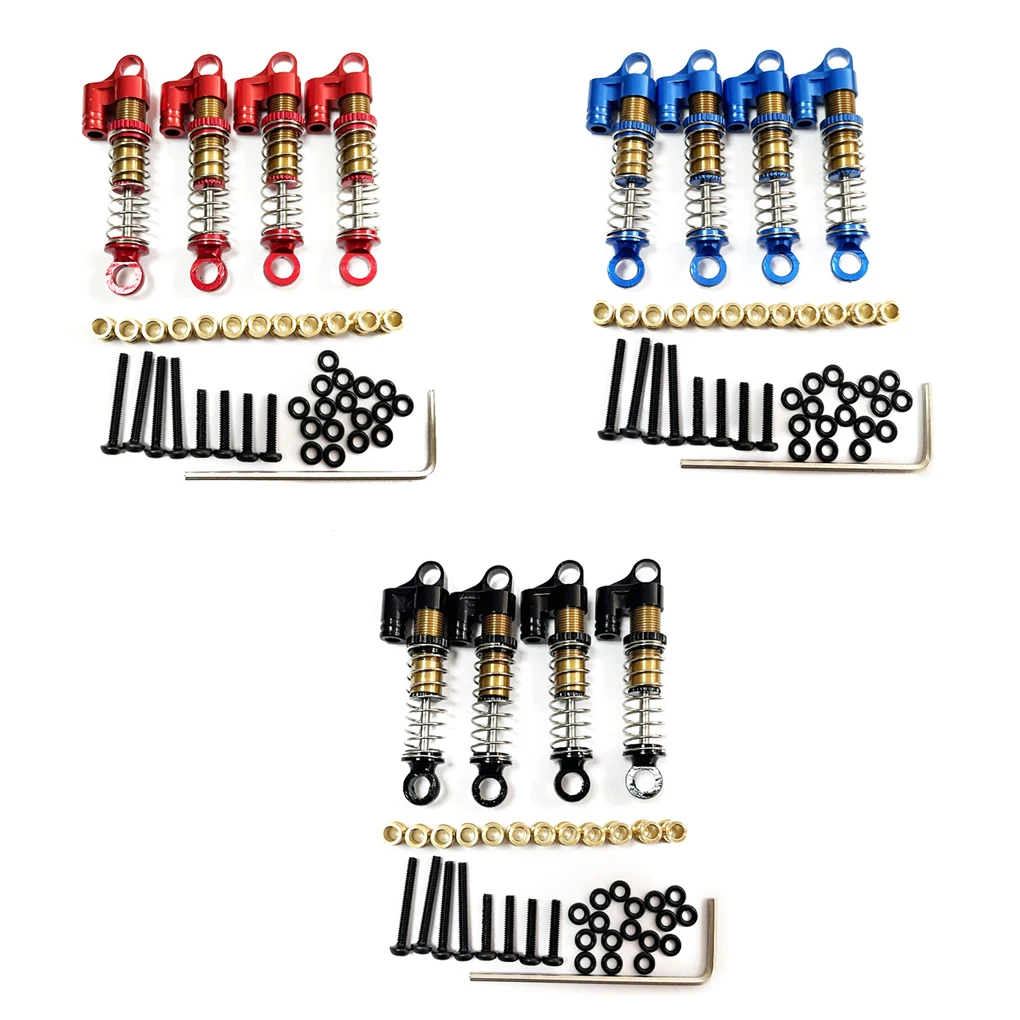 Aluminum Alloy 1 24 Negative Pressure Shock Damper 4pcs CNC Machined Rc Negative Pressure Shock Damper For ECX Barrage Black
Aluminum Alloy 1 24 Negative Pressure Shock Damper 4pcs CNC Machined Rc Negative Pressure Shock Damper For ECX Barrage Black