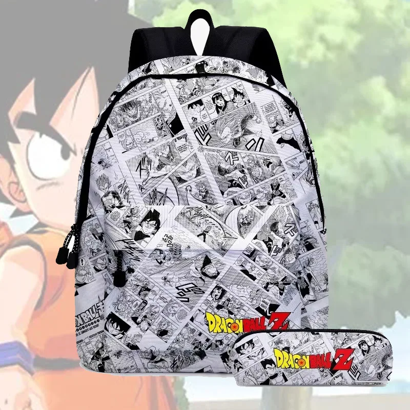 Новый студенческий рюкзак и пенал с рисунком аниме Dragon Ball, набор из двух предметов с водонепроницаемым рюкзаком большой емкости
Новый студенческий рюкзак и пенал с рисунком аниме Dragon Ball, набор из двух предметов с водонепроницаемым рюкзаком большой емкости