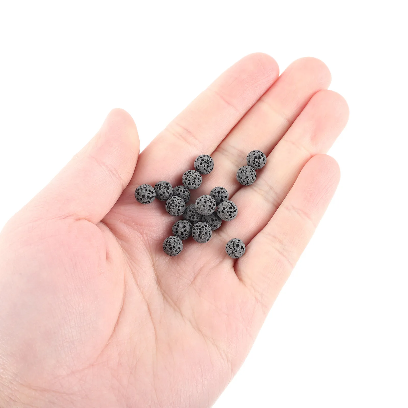 1Pack Volcanic Stone Beads Natural Lava Rock Round Black Decorative Stones for Vases Aroma Diffuser Bowl Filler Jewelry Craft
1Pack Volcanic Stone Beads Natural Lava Rock Round Black Decorative Stones for Vases Aroma Diffuser Bowl Filler Jewelry Craft