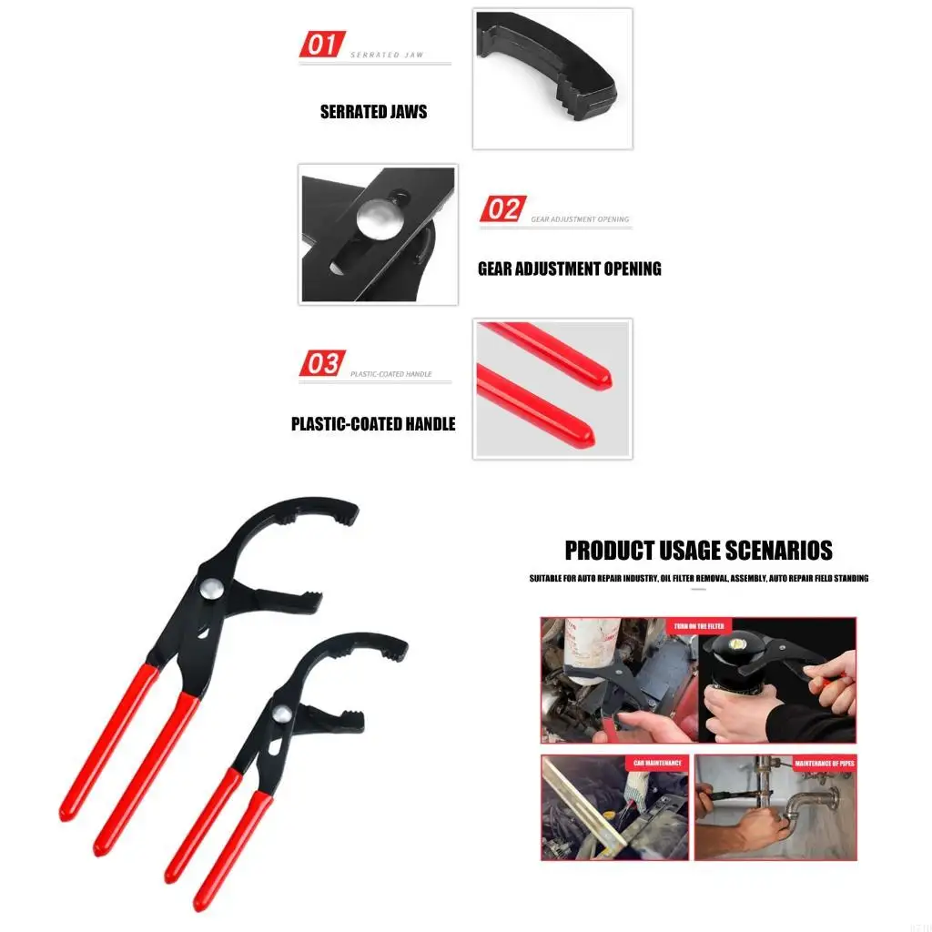Two Piece Oil Filter Wrenches Disassembly Pliers Set Suitable For Car Trucks & Motorcycles Home Mechanics Smooth Operation 37JD
Two Piece Oil Filter Wrenches Disassembly Pliers Set Suitable For Car Trucks & Motorcycles Home Mechanics Smooth Operation 37JD