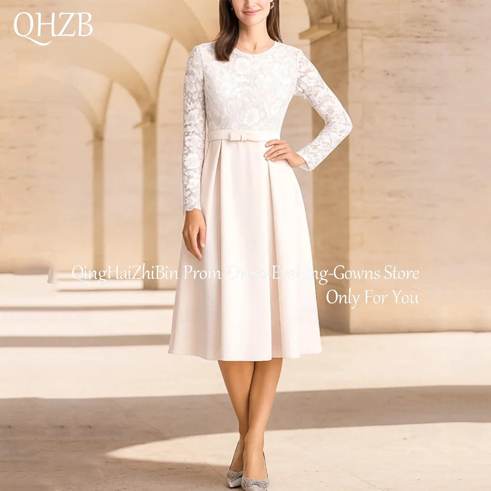 Customized New In Elegant Midi Mother of the Bride Dresses O-Neck Tea-Length A-Line Lace Wedding Guest Party Groom Dress 2026
Customized New In Elegant Midi Mother of the Bride Dresses O-Neck Tea-Length A-Line Lace Wedding Guest Party Groom Dress 2026