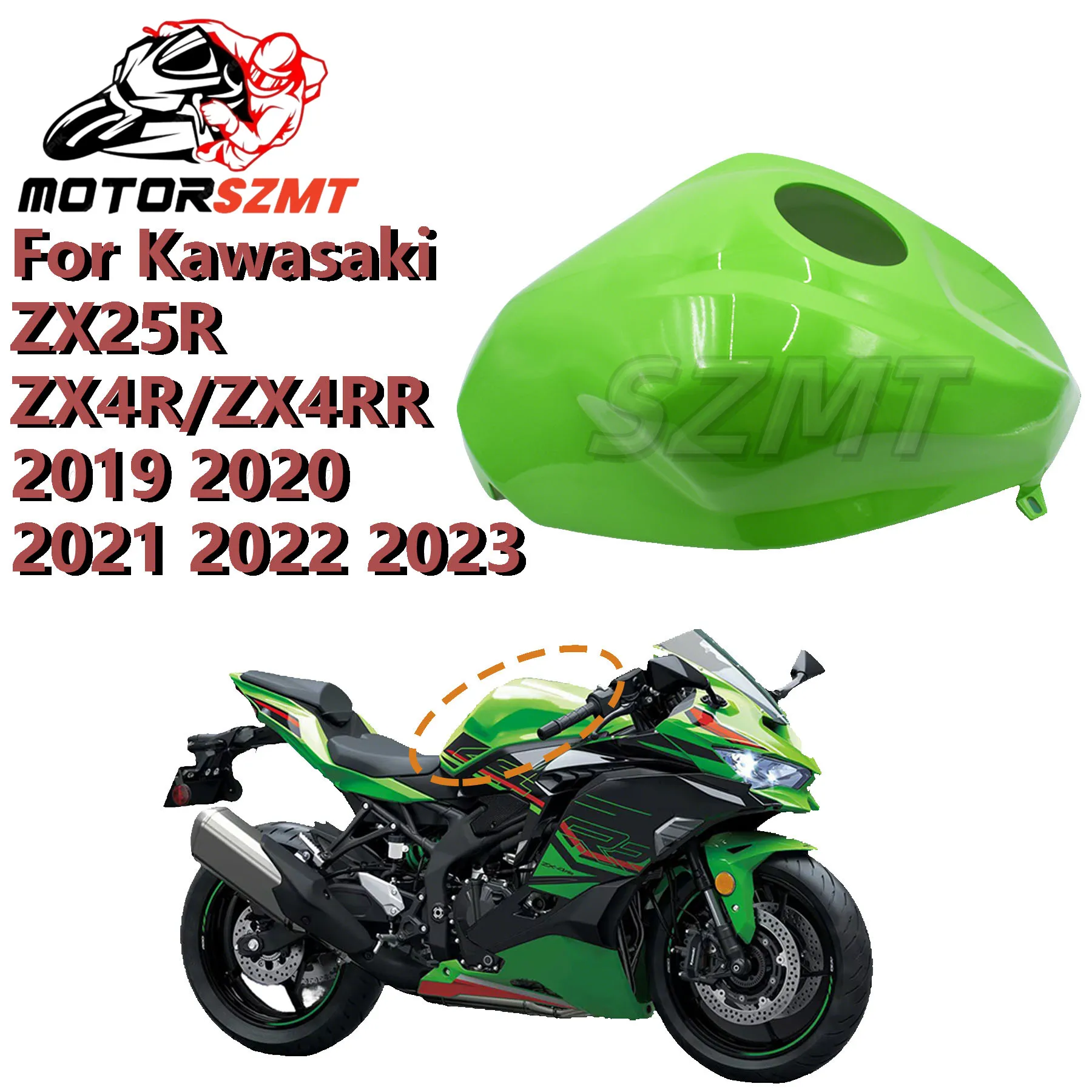 For Kawasaki ZX25R ZX4R/4RR 2019-2023 Tank Fairing & Cover Set with Heavy-Duty Tank Guard
For Kawasaki ZX25R ZX4R/4RR 2019-2023 Tank Fairing & Cover Set with Heavy-Duty Tank Guard