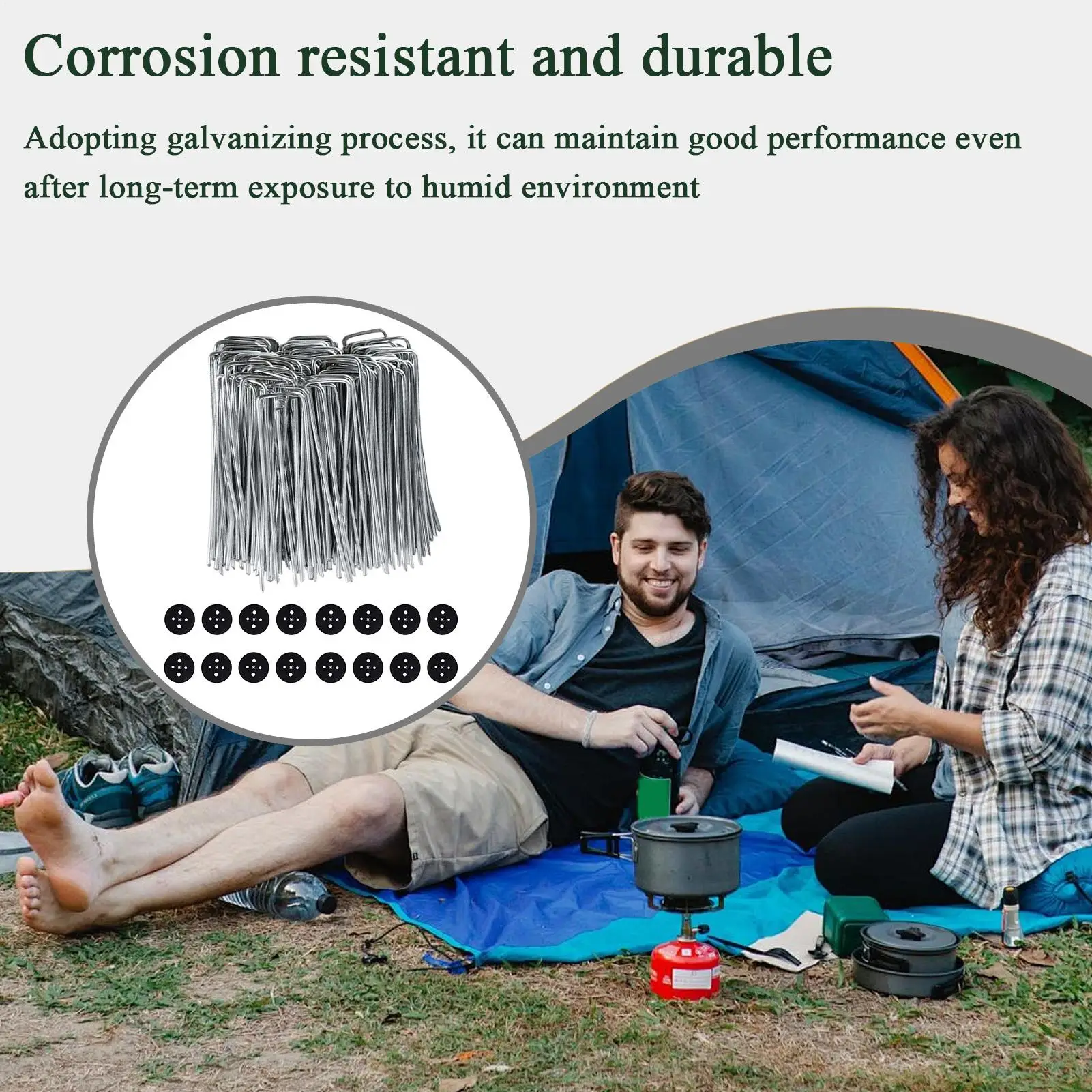 Landscaping Nails Artificial Turf Stakes Staple Heavy Duty Galvanized Non-Rust Nails For Landscaping Securing Fabric Barrier
Landscaping Nails Artificial Turf Stakes Staple Heavy Duty Galvanized Non-Rust Nails For Landscaping Securing Fabric Barrier