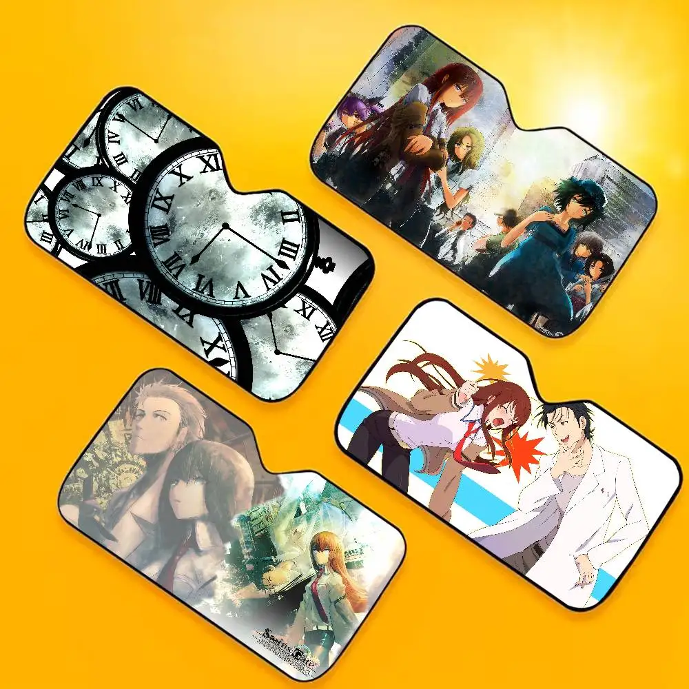 Солнцезащитный экран для автомобиля «Аниме Steins Gate», летний аксессуар для лобового стекла, защита от солнца, декоративная накладка на окно
Солнцезащитный экран для автомобиля «Аниме Steins Gate», летний аксессуар для лобового стекла, защита от солнца, декоративная накладка на окно